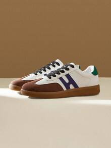 CUCCOO EASI Sneaker sportive casual e comode con colore a contrasto per donne - Castano - Visualizzare 9