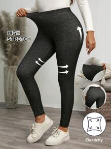 SHEIN LUNE 大码休闲紧身裤，适合秋季大码秋装