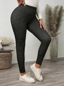 SHEIN LUNE 大码休闲紧身裤，适合秋季大码秋装