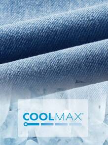 SHEIN ICON 女式休閒寬鬆直筒牛仔褲，附有口袋 - 藍色 - 查看 6