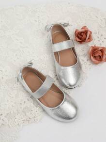 Zapatos planos de moda para niños, nuevos mocasines con lazo para niñas, zapatos de otoño para niñas