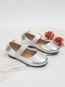 Zapatos planos de moda para niños, nuevos mocasines con lazo para niñas, zapatos de otoño para niñas
