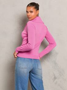 Allurite Turtleneck Slim Fit Women Sweater For Layering