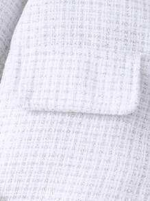 Tween-Mädchen High-End Elegante Lady Style Jacke mit Anzug, Herbst/Winter - Weiss - Übersicht 5