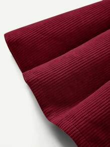 Cozy Pixies 2pcs Baby Girls' Heart Pattern Crew Neck Long Sleeve Top And Bib Skirt Set - Red - View 8