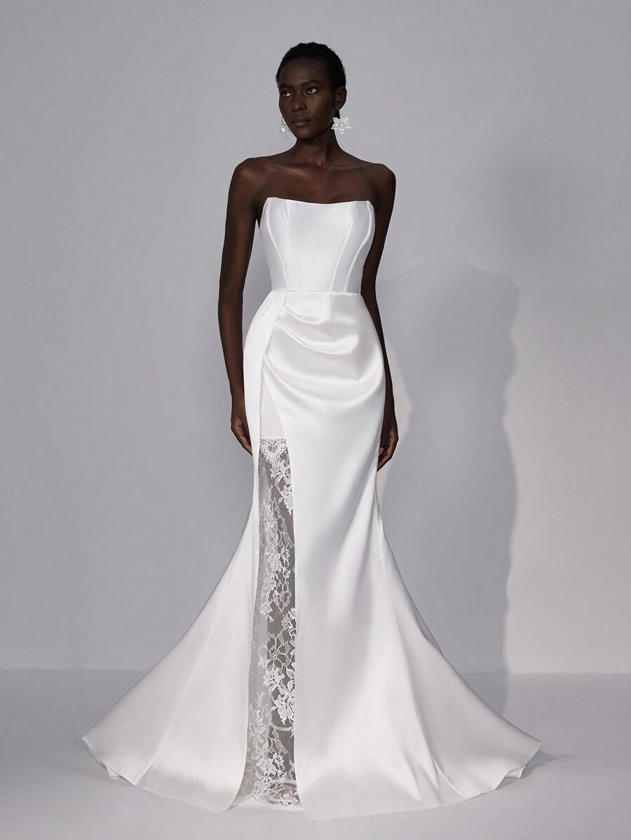 Elitara Elegant And Luxury Beige Plus Detachable Straps Open