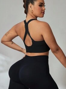 SHEIN Sport Studio Women's Plus Size High Stretch Sports Bra Sports Bras