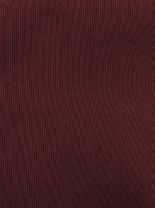 SHEIN Clasi Áo khoác ngoài màu trơn giản dị cổ bẻ thắt eo, thu/đông - Gỗ đỏ - Xem 7