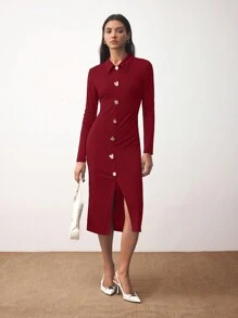 Maija Women Elegant Business Casual Office Dress