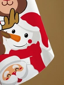 Manfinity Homme Men's Christmas Cartoon Print Short Sleeve Shirt - Multicolor - View 4