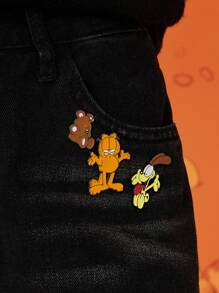 GARFIELD X SHEIN 3pcs/Set Cute Cartoon Badge Brooch