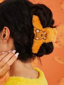 GARFIELD X SHEIN 1pc Black Gold Deathly Hallows Geometric Pattern Hair Claw, Gifts, Hair Jaw Clip, Hair Clamps, Hair Clutch, Hair Catcher Clip