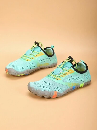 Zapatos de agua y zapatos acuáticos para niños, zapatos deportivos de moda casual, zapatos transpirables con suela de goma para senderismo y yoga