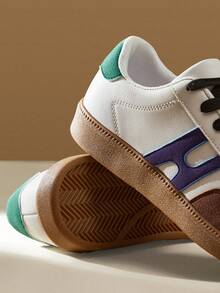 CUCCOO EASI Sneaker sportive casual e comode con colore a contrasto per donne - Castano - Visualizzare 8