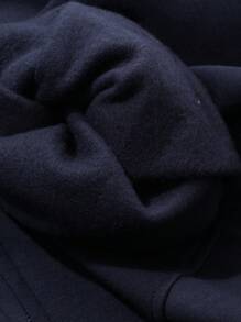 DAZY Women Stripe Patchwork Zip-Up Casual Loose Fleece Jacket, Autumn/Winter Women Coats