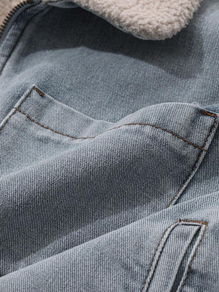 New Arrival Women Casual Cropped Denim Jacket Outerwear, Autumn