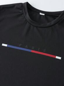 SHEIN 2pcs Teen Boy Basic Minimalist Long Sleeve Shirt And Pants Casual Set