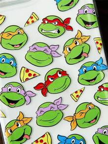 TEENAGE MUTANT NINJA TURTLES | SHEIN Leo,Raph,Mike,Donnie Printed Shockproof Phone Case, Compatible With IPhone