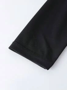 SHEIN 2pcs Teen Boy Basic Minimalist Long Sleeve Shirt And Pants Casual Set