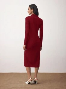 Maija Women Elegant Business Casual Office Dress