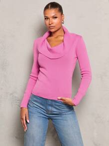 Allurite Turtleneck Slim Fit Women Sweater For Layering