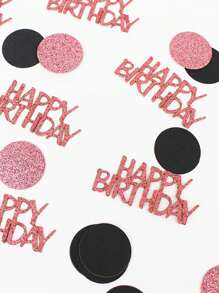 100pcs Random Glitter Birthday Confetti, Paper Paper Throwing Confetti For Birthday Party Valentine DAY, Valentines Wedding, Birthday