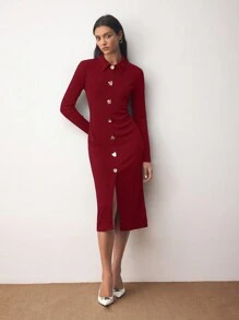 Maija Women Elegant Business Casual Office Dress