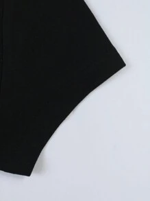 GlowEve Camiseta de manga corta y cuello redondo de unicolor, de estilo minimalista, para uso casual diario - Multicolor - Ver 5