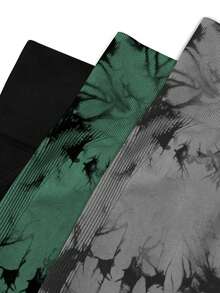 Easithlete Quần short lưng cao liền mạch co giãn cho nữ, trang phục thể thao thường ngày - Nhiều màu - Xem 3