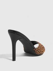 CUCCOO SZL 烟灰色 TPU 鞋面黑色穆勒高跟凉鞋新年假期 - 彩色 - 查看 4