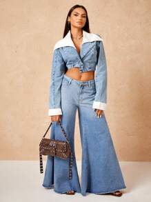 SHEIN SXY 女士、女式单肩包、流浪包、时尚、简约、个性化、多功能、街头、酷炫、铆钉、复古、复古、青少年、Y2K 包、波西米亚风格女包、2000 年代时尚风格女包 - 棕色 - 查看 8