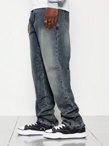 SUMWON Flare Fit Washed Jean