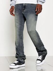 SUMWON Flare Fit Washed Jean
