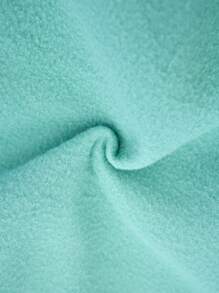 SHEIN Young Boy Green Knit Casual Minimalist Comfortable Sports Sweatsuit Set