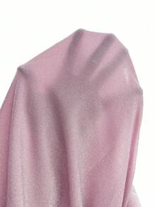 SHEIN BAE 垂領高衩露背交叉吊帶連衣裙 - 粉色 - 查看 7