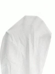 SHEIN PETITE Conjunto de dos piezas para mujer con pliegues y un solo hombro en la camiseta cortada y pantalones acampanados en unicolor - Blanco - Ver 8