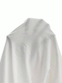 SHEIN EZwear 女士夏季純色方領無袖緊身連身褲 - 白色 - 查看 7