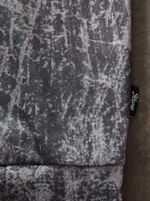 Manfinity VCAY Sudadera con capucha de manga larga y ajuste holgado con estampado digital para hombres