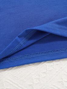 3 件装年轻男孩秋季休闲舒适部分开襟黑色单排扣拼色长袖运动上衣 - 彩色 - 查看 6