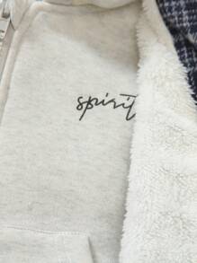 3 件套年轻男孩保暖连帽开衫、背心和长袖连帽衫套装，实用又保暖 - 彩色 - 查看 5