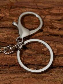 We Bare Bears X SHEIN 1pc Cartoon White Bear Keychain Bag Charm,Gifts For Friends - White - View 6