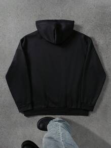 Manfinity EMRG 秋冬季男士蝴蝶印花连帽运动衫