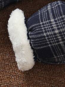 3 件套年轻男孩保暖连帽开衫、背心和长袖连帽衫套装，实用又保暖 - 彩色 - 查看 4