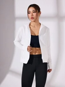 Soft & Warm Letter Print Yoga Casual Sweatshirt