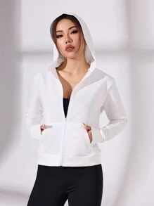 Soft & Warm Letter Print Yoga Casual Sweatshirt
