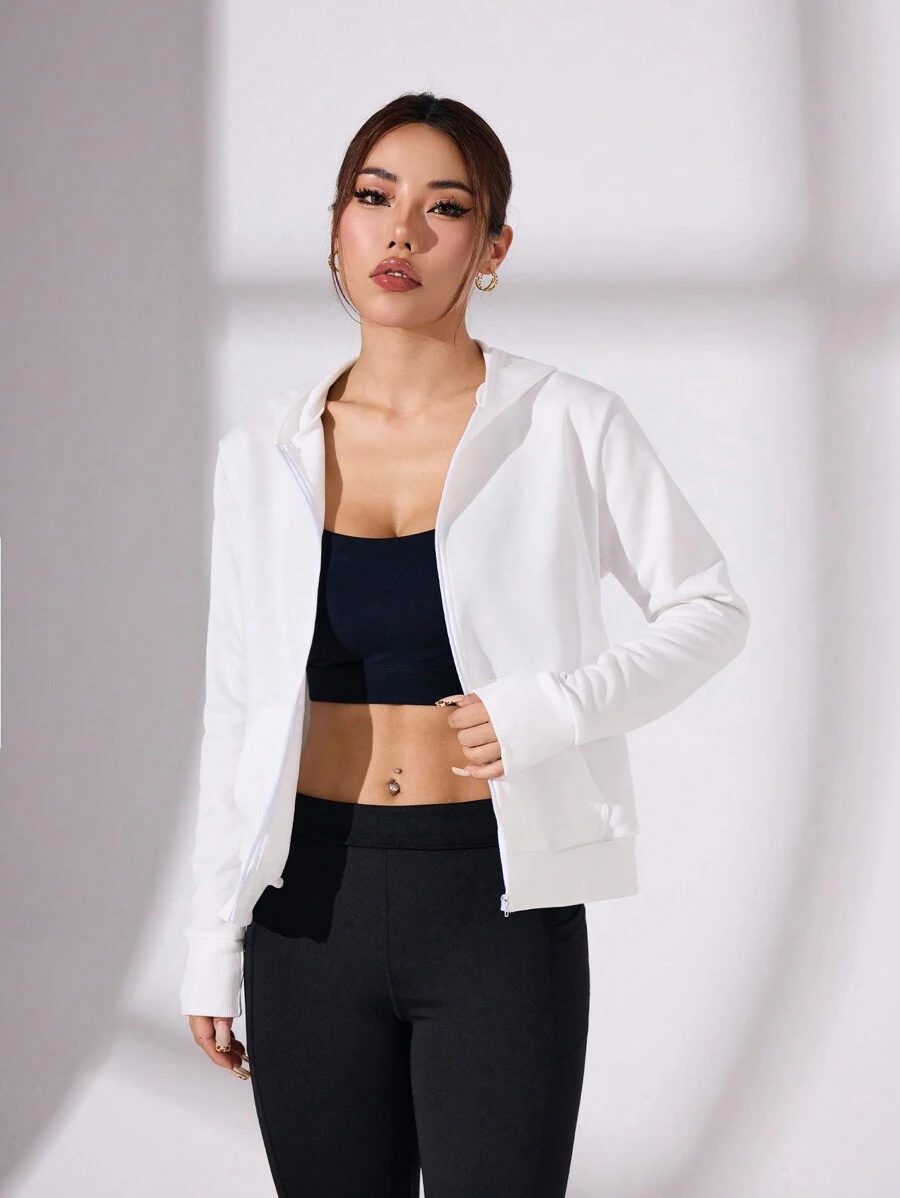 Soft & Warm Letter Print Yoga Casual Sweatshirt