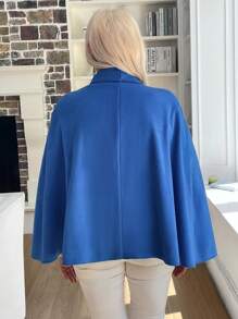 EMERY ROSE Chaqueta de lana de cordero tipo sherpa de unicolor casual, para otoño/invierno