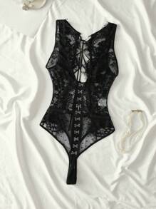 Seduluxe Romantic Super Power Sexy Open Back Criss Cross Jumpsuit For Women