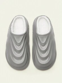 Cuccoo Women's Warm Thermal Lined House Slippers For Winter - Grey - View 5