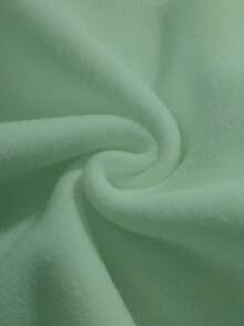 INAWLY Plus Size Women Casual Solid Drop Shoulder Loose Partial Zip Up Fleece Sweatshirt, Autumn/Winter Graduation,Back To School,Teacher Pullover Fall - Mint Green - View 6